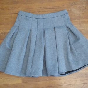 Pleated Gray Skirt